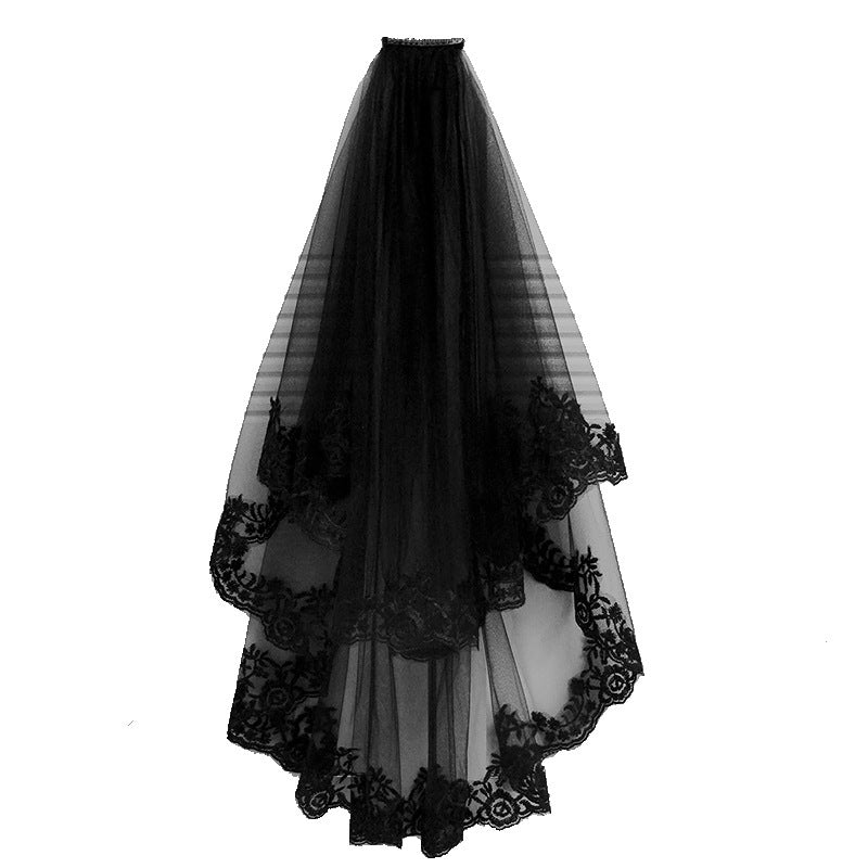 Short Lace Veil