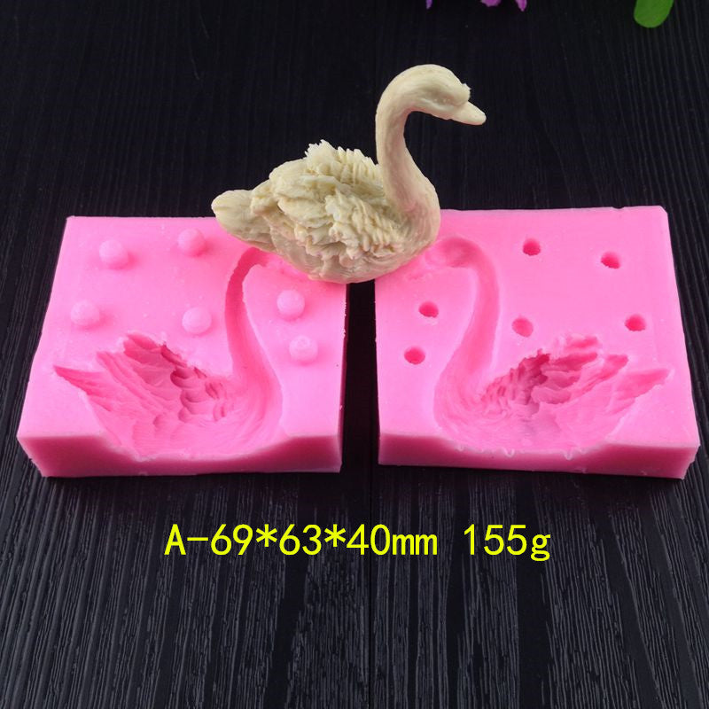 Swan Shape Chocolate Mold