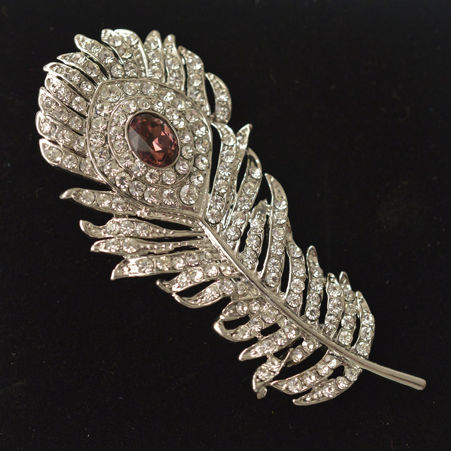 Peacock Feather Brooch