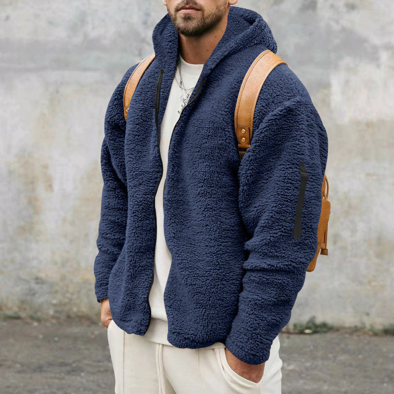 Plush Hooded Jacket