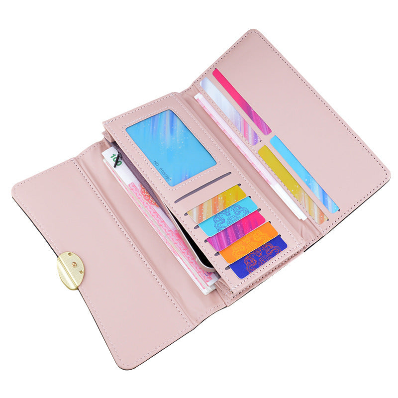 Soft Leather Multi-card-slot Card Handbag