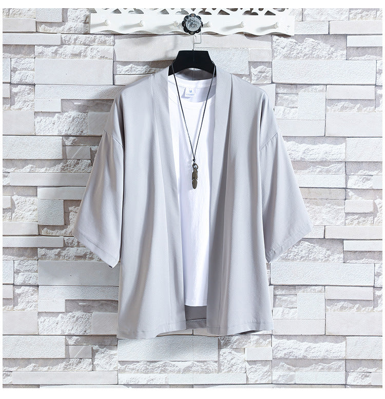 Summer Thin Style Ice Silk Sun Protection Robe