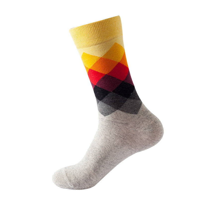 Mid Calf Fashion Trendy Socks