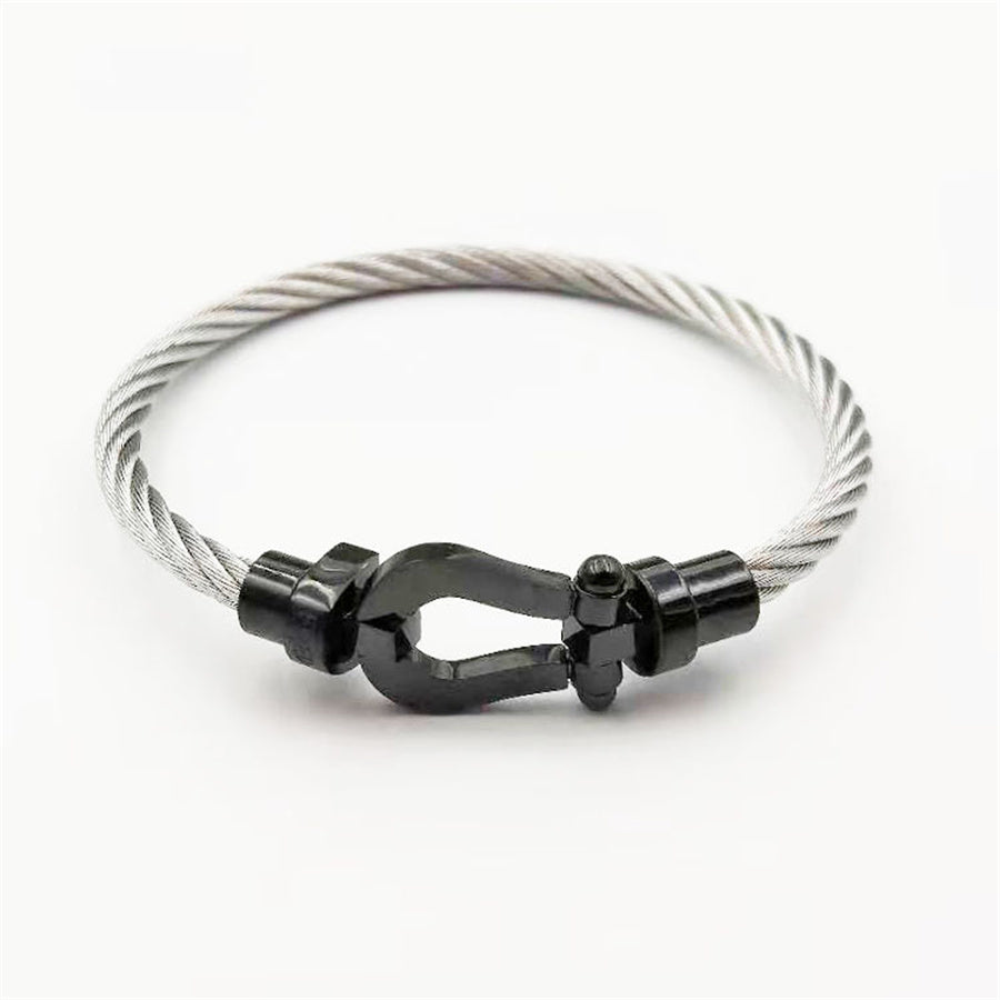 Magnetic Buckle Stainless Steel Wire Bracelet