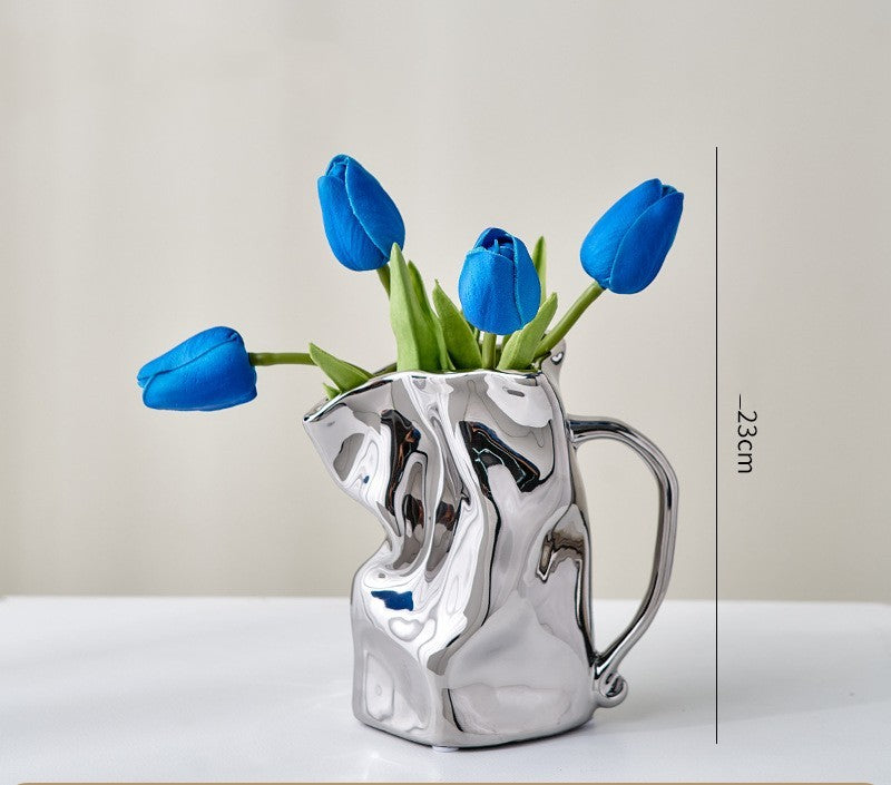 Ceramic Fold Kettle Cup Vase