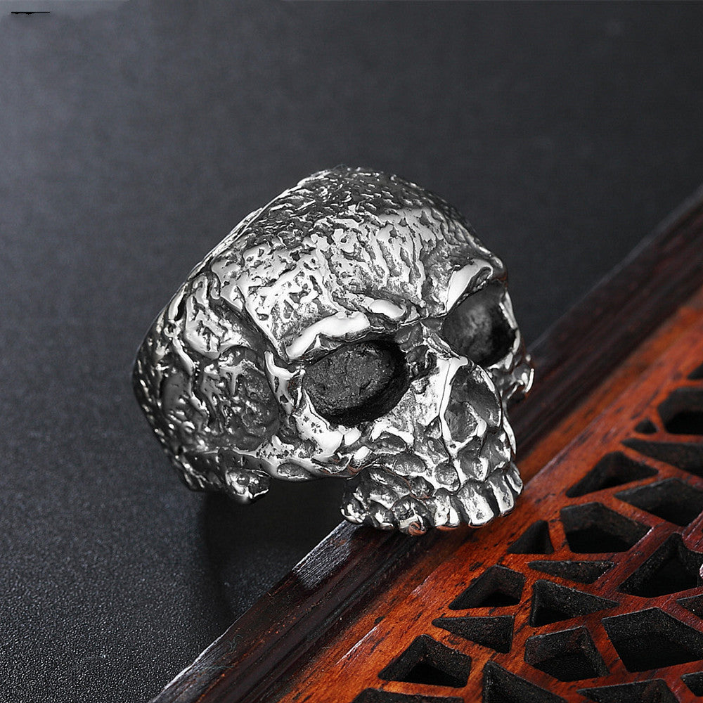 Biochemical Skull Titanium Steel Ring