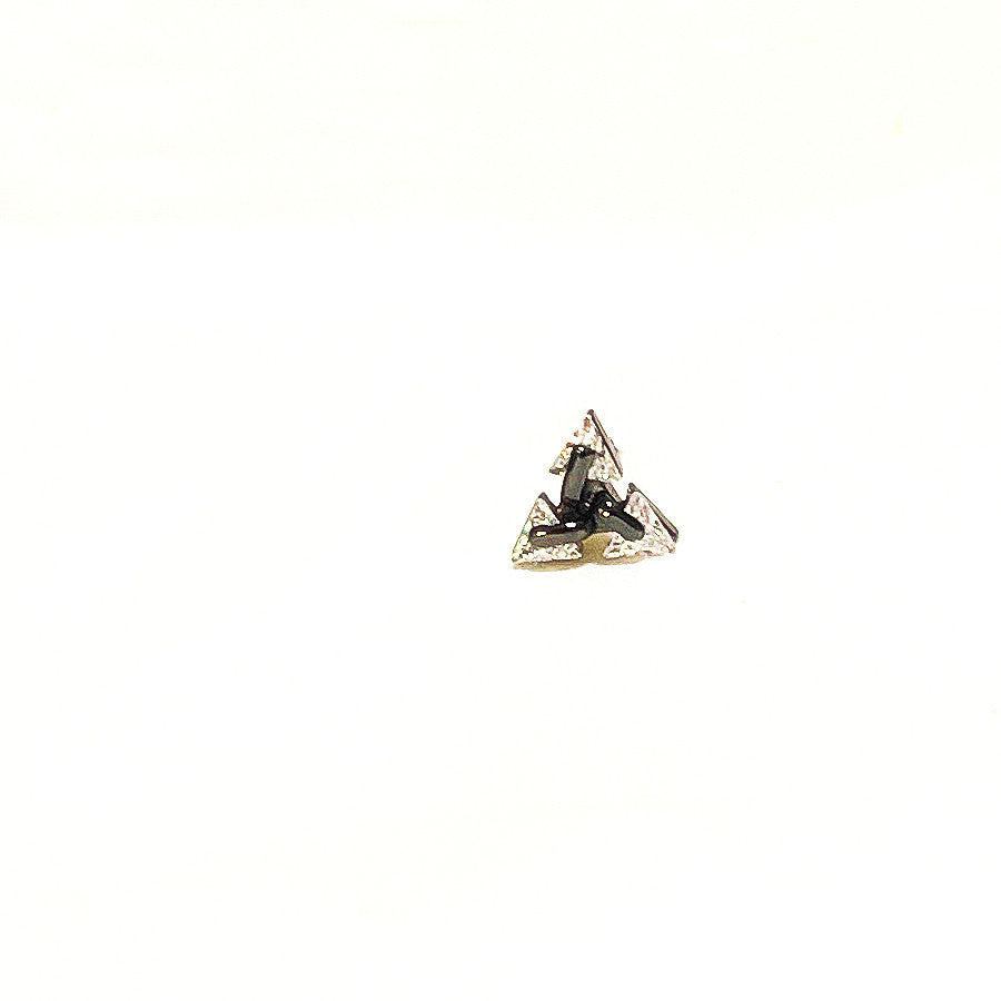 Triangle Zircon Piercing Studs