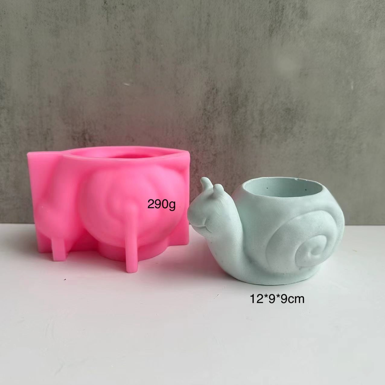 Snail Flower Pot Silicone Mold