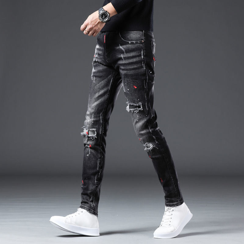 Men's Korean-style Trendy Slim Fit Skinny Pants