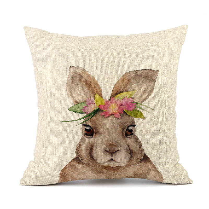 Easter Linen Cushion Case