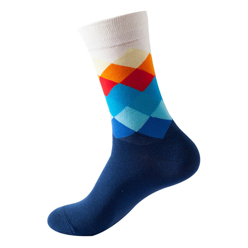 Mid Calf Fashion Trendy Socks