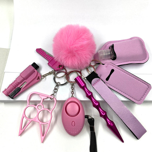 Personal Safety Self Defense Keychain Set