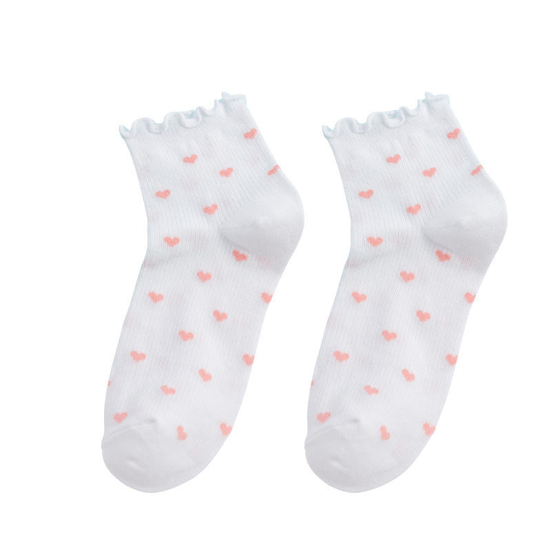 Fashionable Stringy Selvedge Cotton Tube Socks