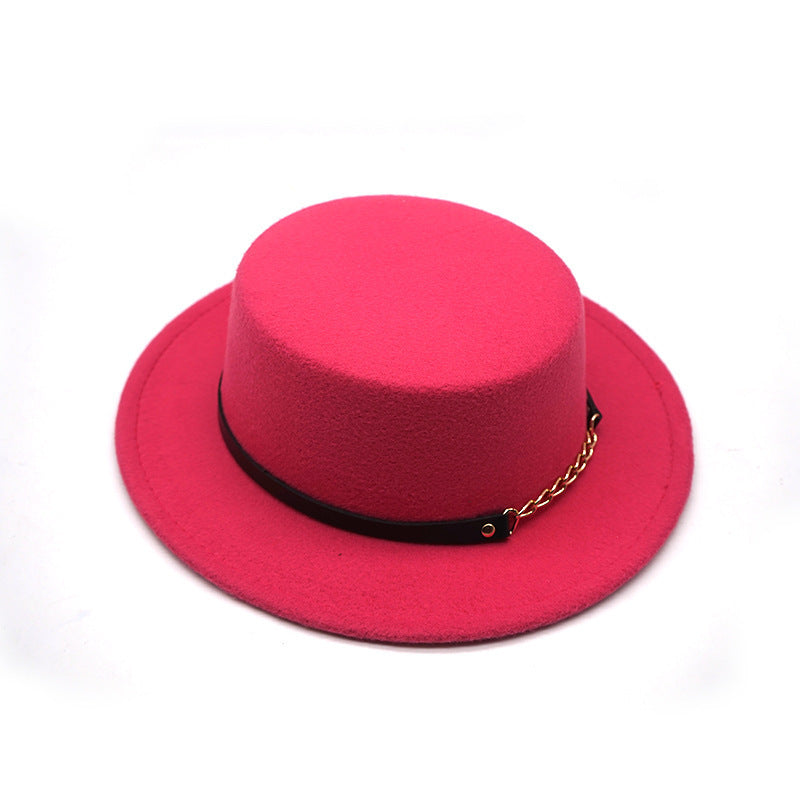 British Style Flat Top Hat