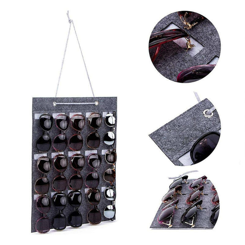 Sunglasses Storage Hanging Bag