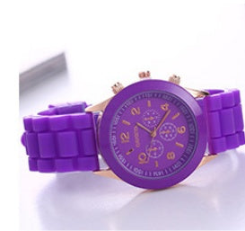 Geneva jelly silicone watch