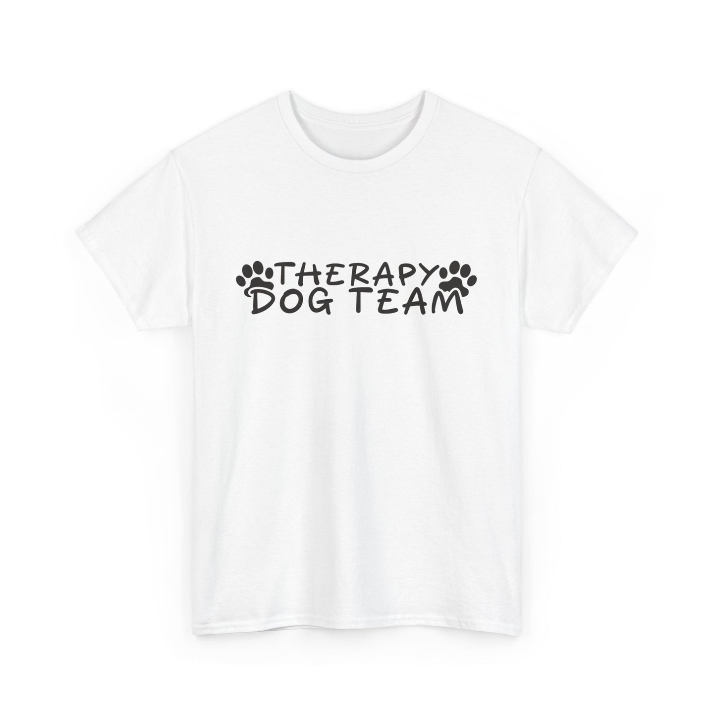 Therapy Dog Team. Heavy Cotton T-Shirt