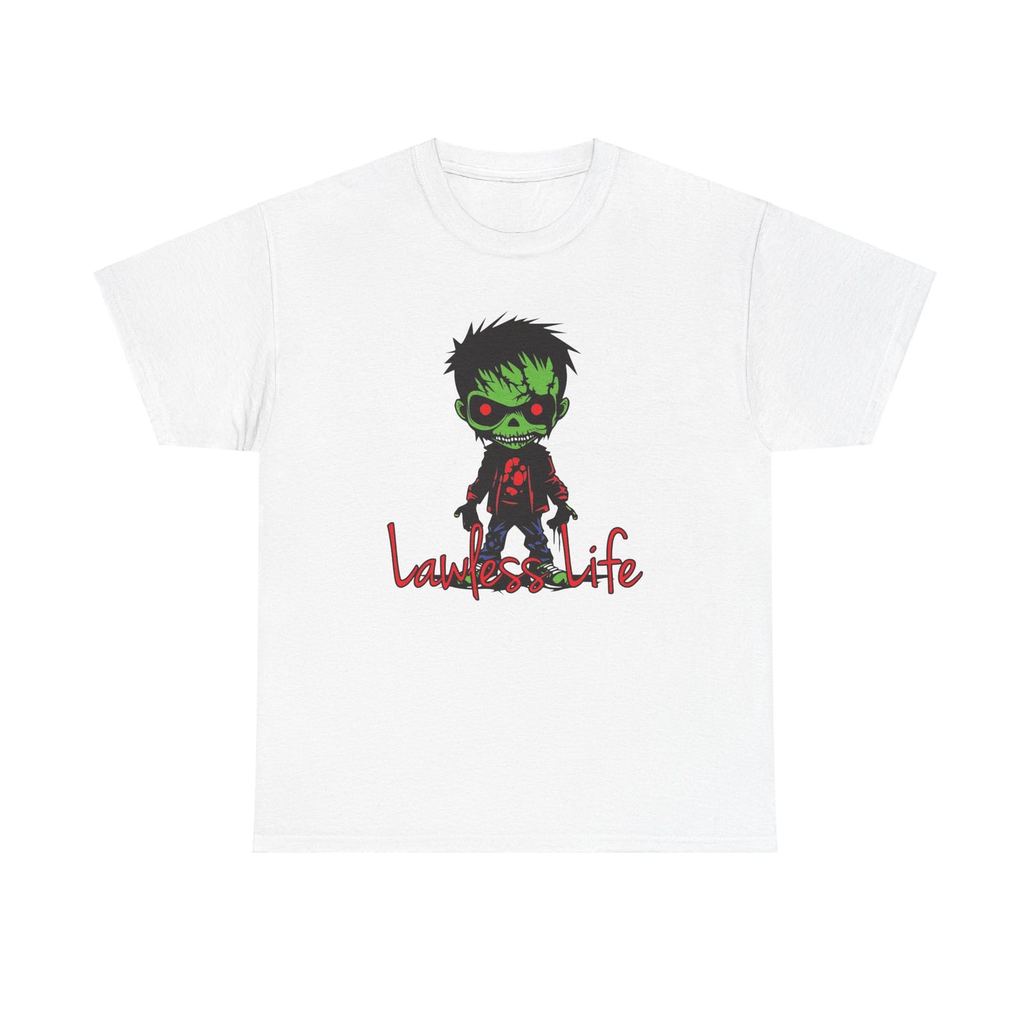 Lawless Life Zombie. Heavy Cotton T-Shirt