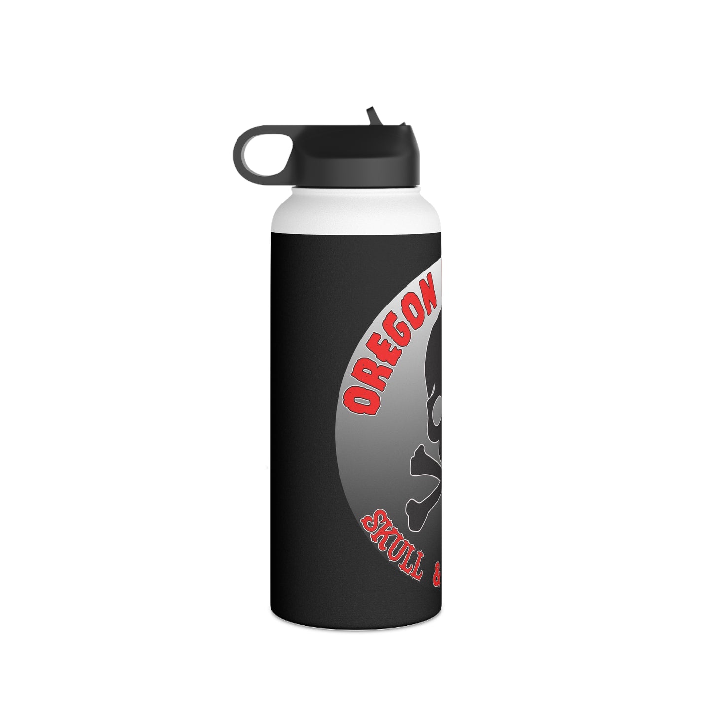 Oregon Mining Co. Skull & Bones Dig. Stainless Steel Water Bottle