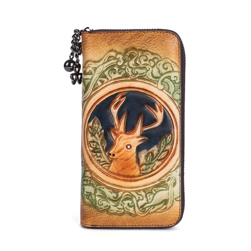 Deer Head Cowhide Purse