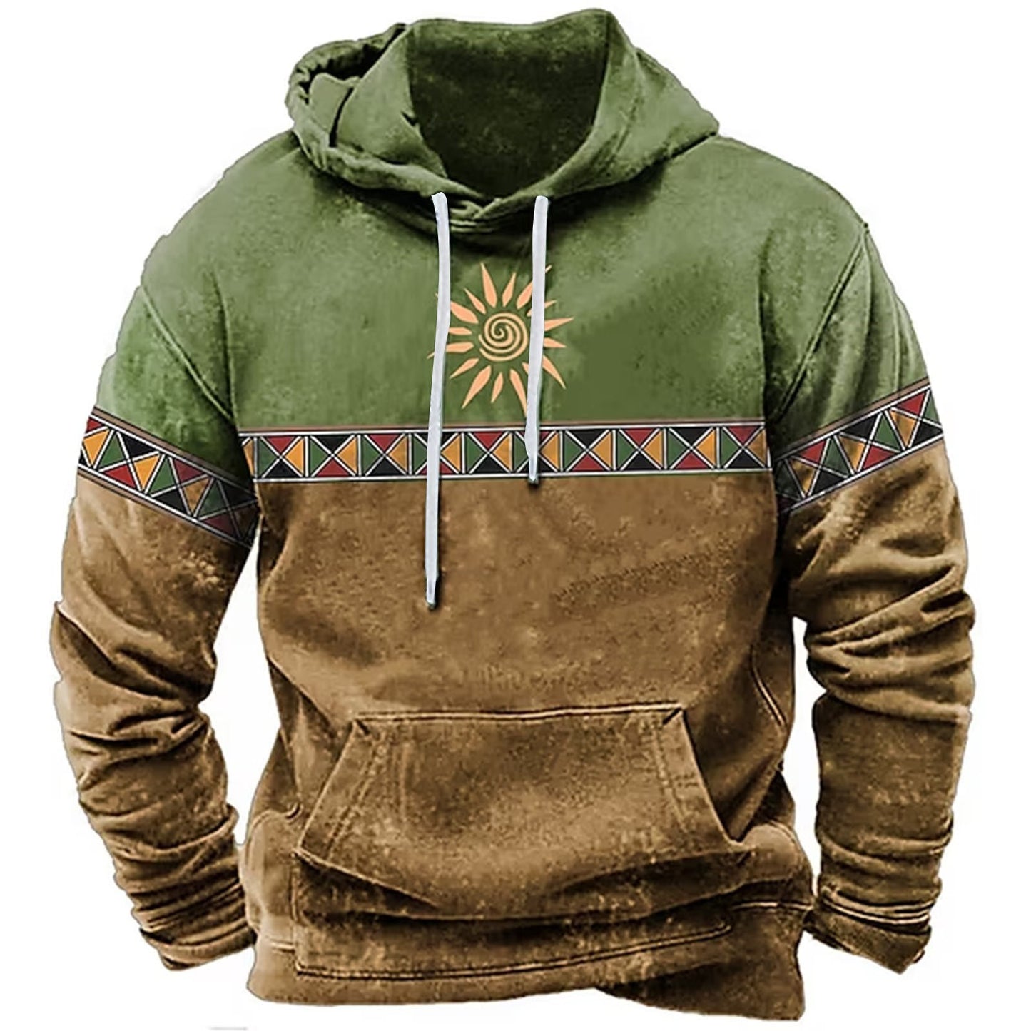 Men's Totem Plus Size 3D Printed Hoodie