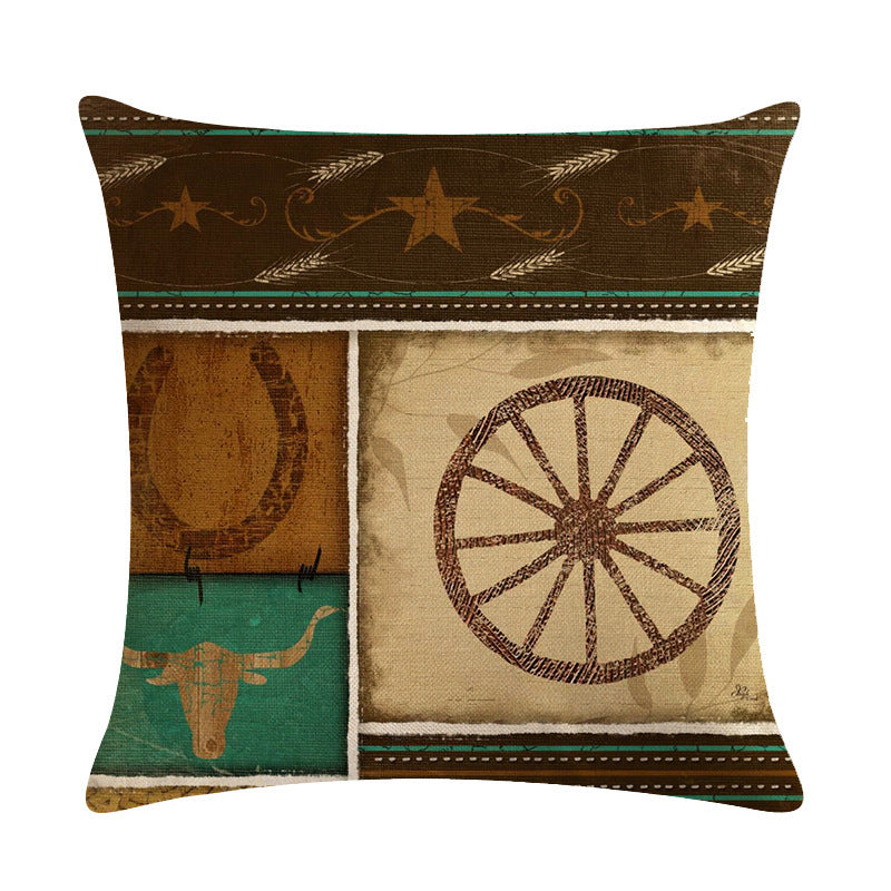 Cowboy Decorative Throw Pillow Cushion Covers