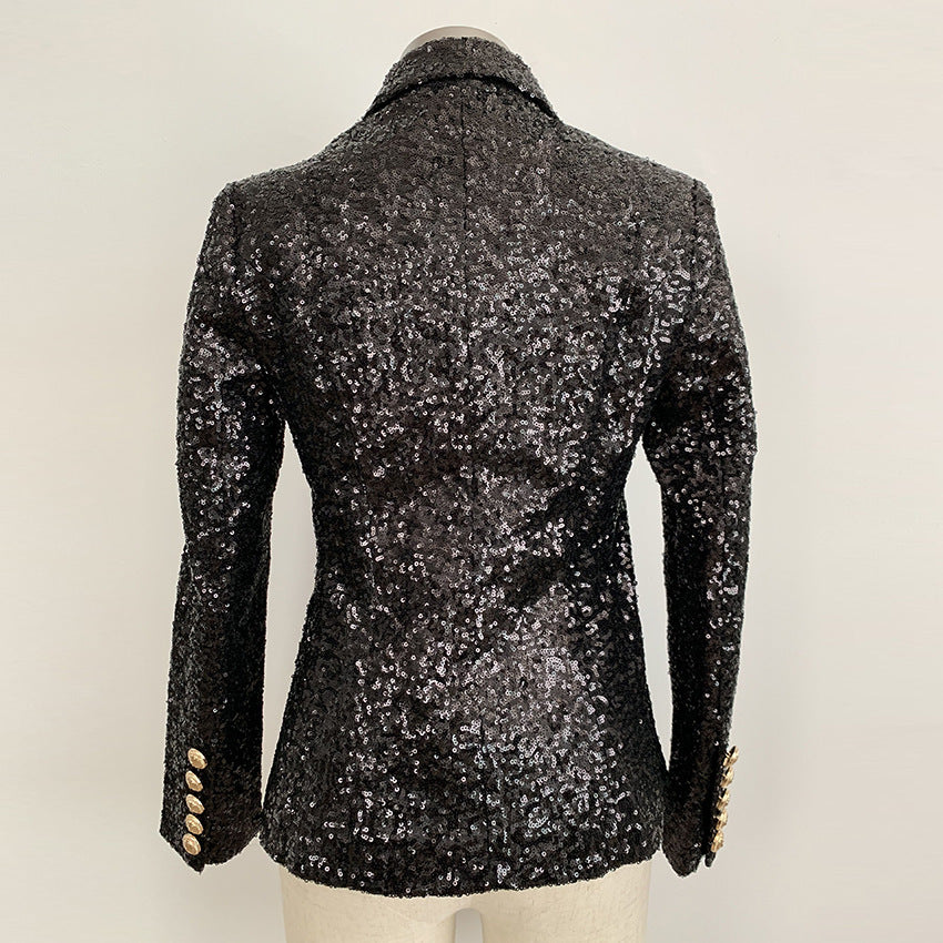 Sequin suit jacket