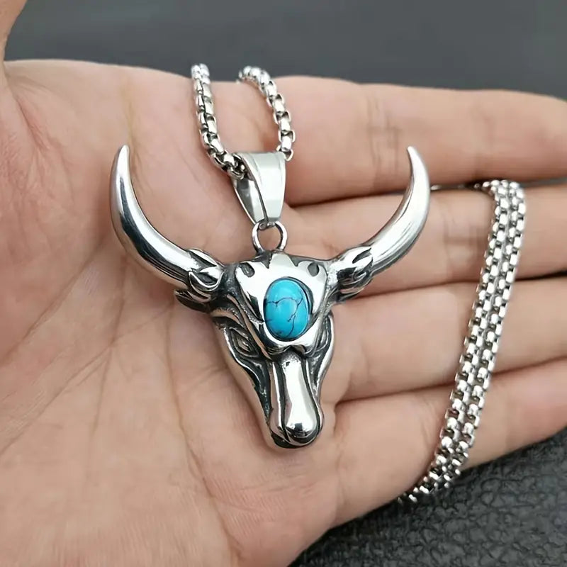 Bull Head Necklace.