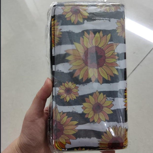 Sunflower Print Wallet