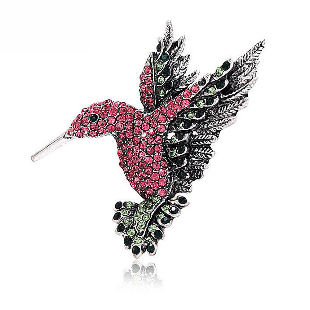 Hummingbird Brooch