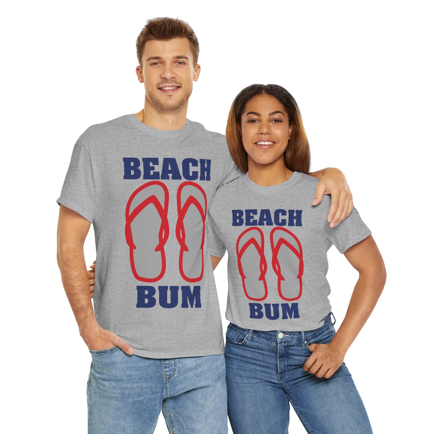 Beach Bum, Heavy Cotton T-Shirt