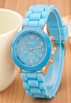 Geneva jelly silicone watch