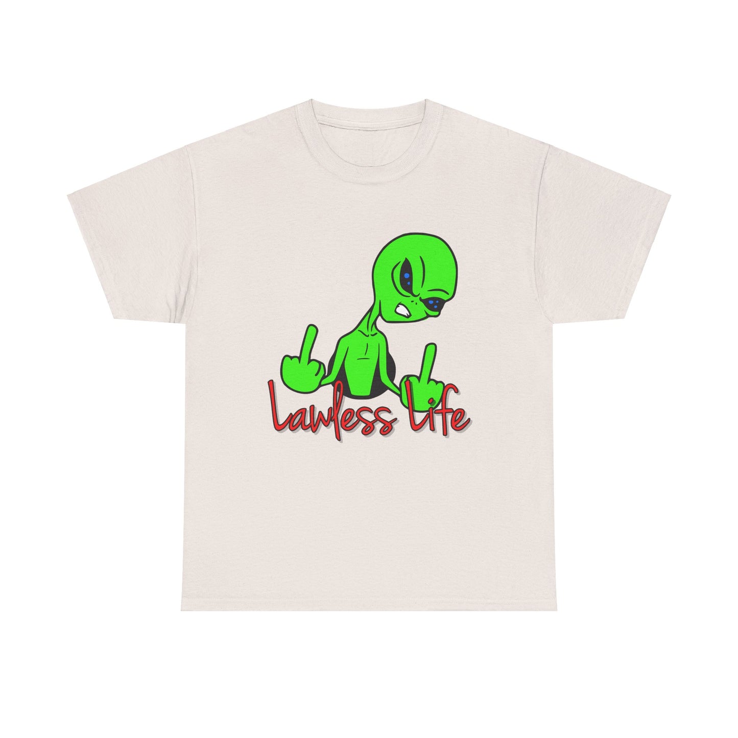 Lawless Life Alien. Heavy Cotton T-Shirt