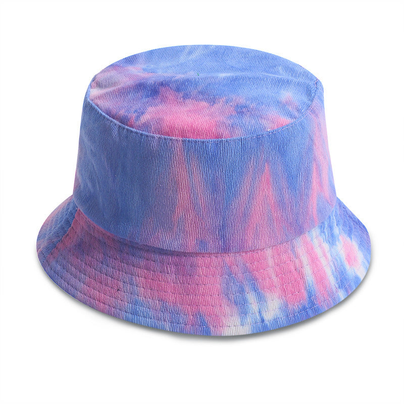 Tie-dyed Corduroy Bucket Hat