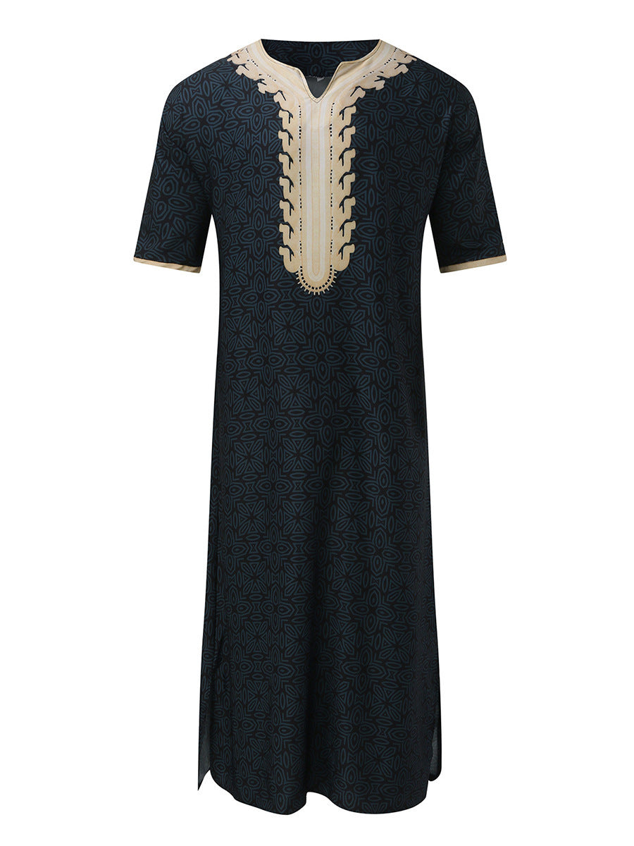 Short Sleeve Arab Style Robe