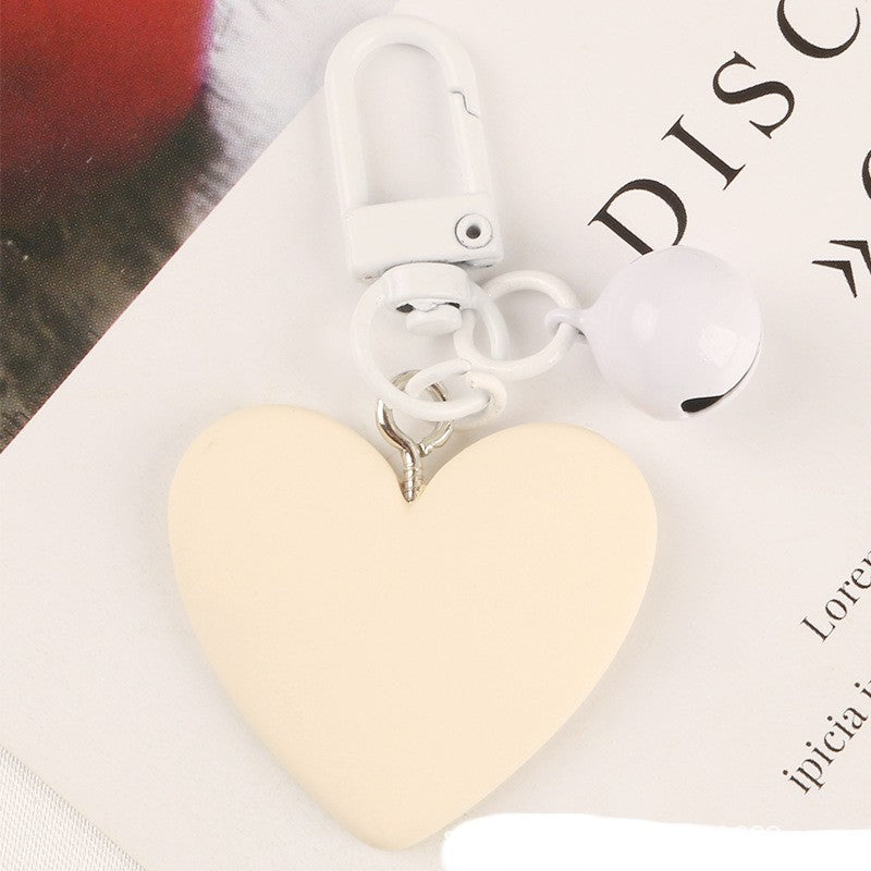 Heart Bell Keychain