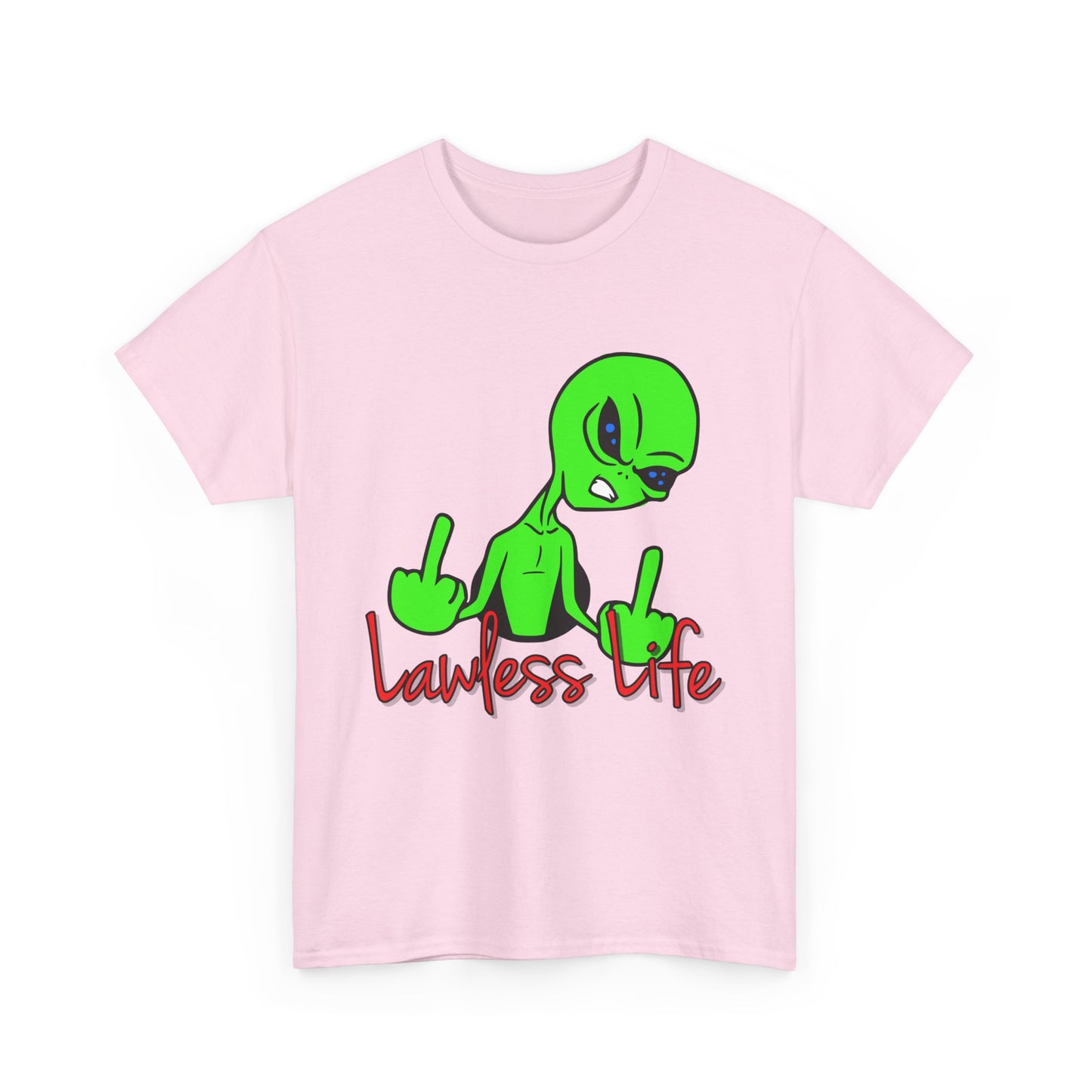 Lawless Life Alien. Heavy Cotton T-Shirt