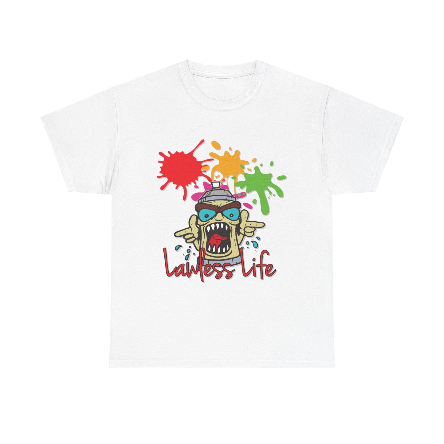 Lawless Life Tagger. Heavy Cotton T-Shirt