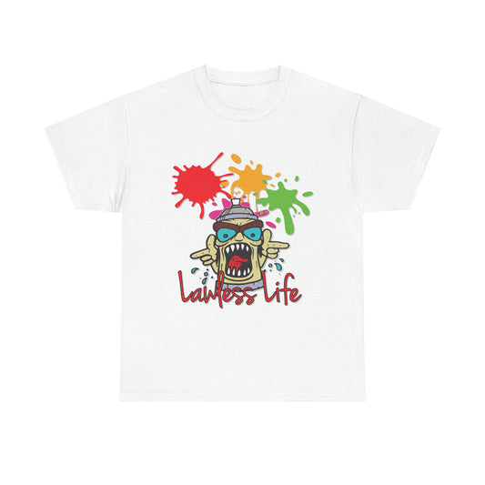 Lawless Life Tagger. Heavy Cotton T-Shirt