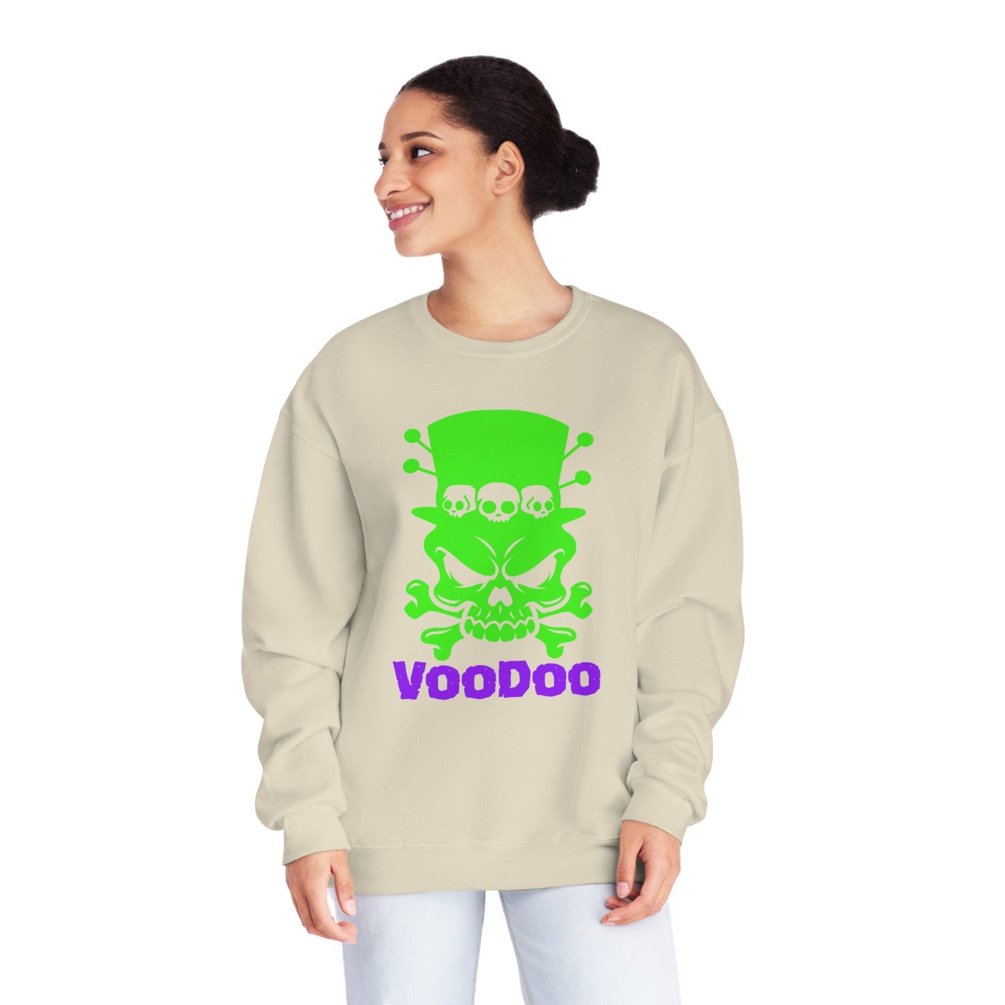 VooDoo Skull, Unisex NuBlend® Crewneck Sweatshirt