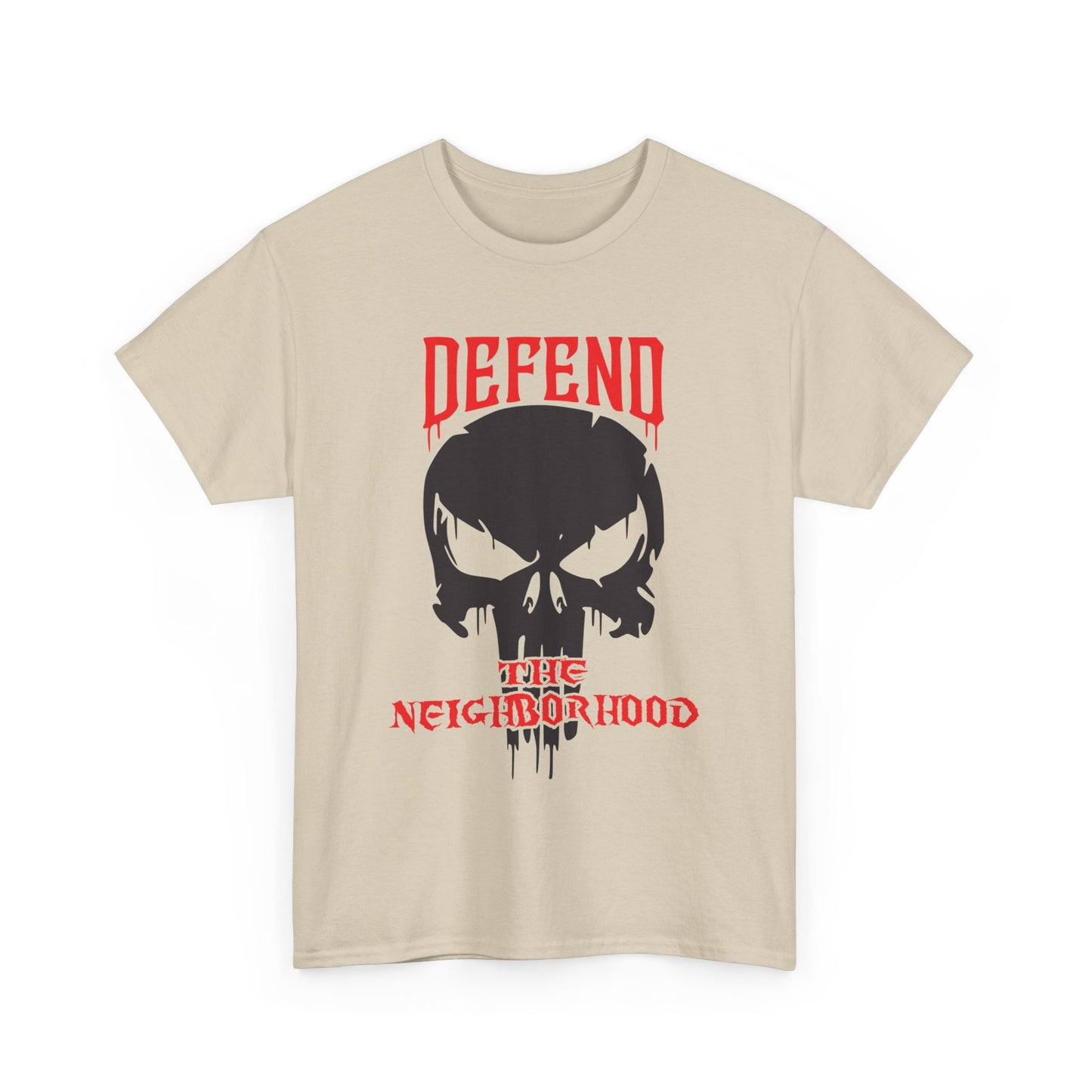 Defend the Neighborhood. Heavy Cotton T-Shirt