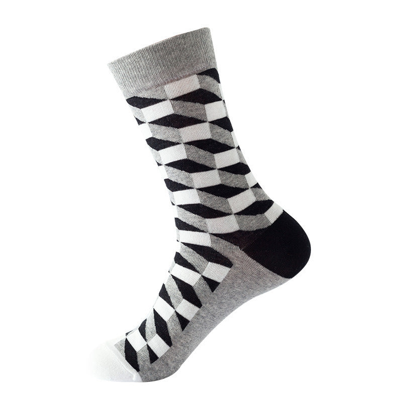 Mid Calf Fashion Trendy Socks