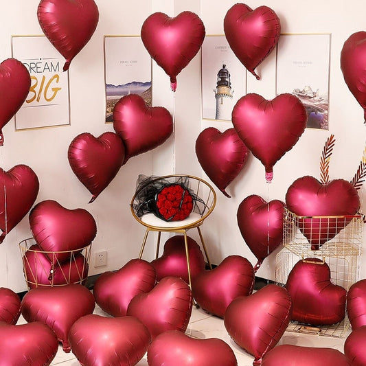 Heart-shaped Aluminum Balloon