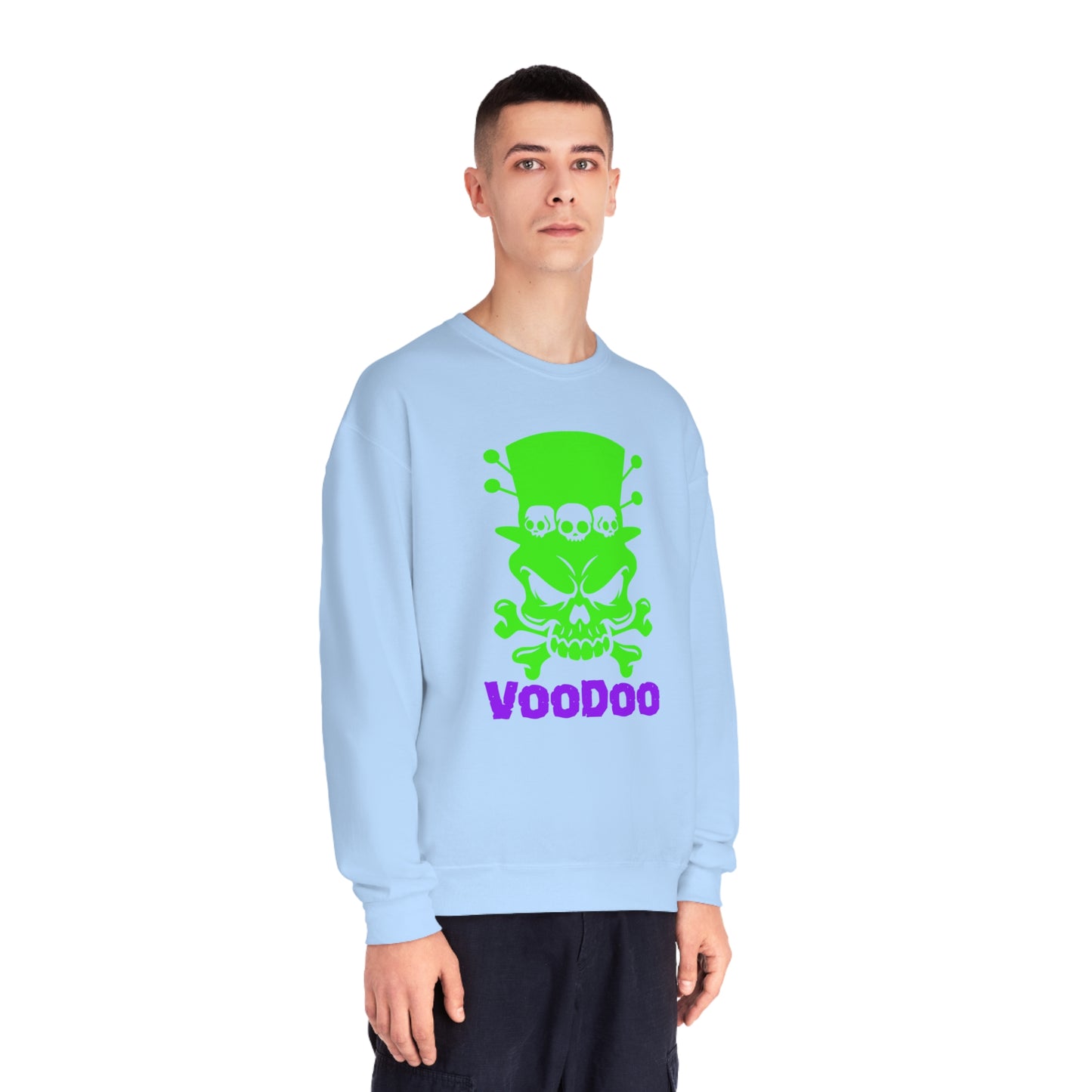 VooDoo Skull, Unisex NuBlend® Crewneck Sweatshirt