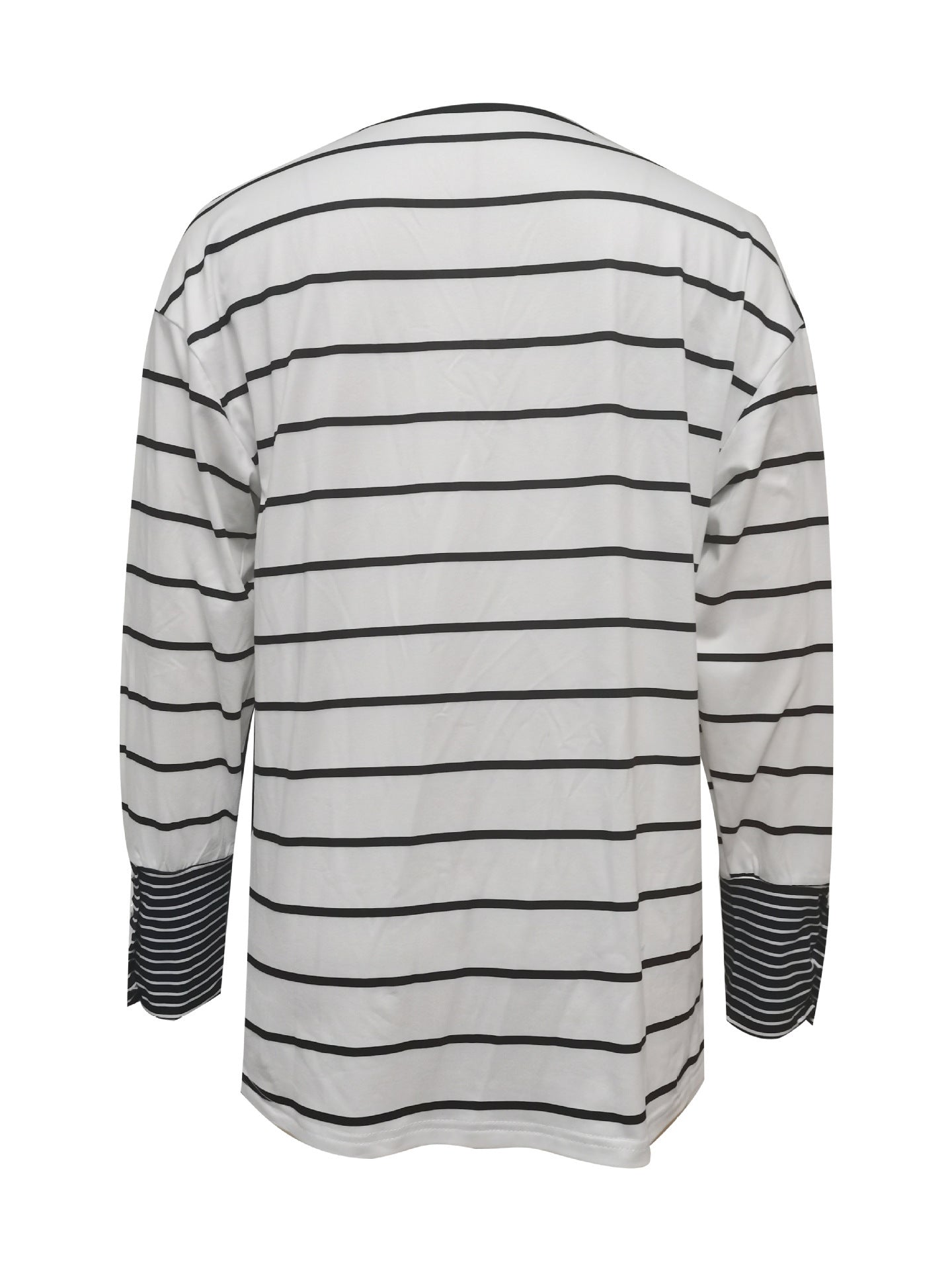 Casual Round Neck Long Sleeve Shirt