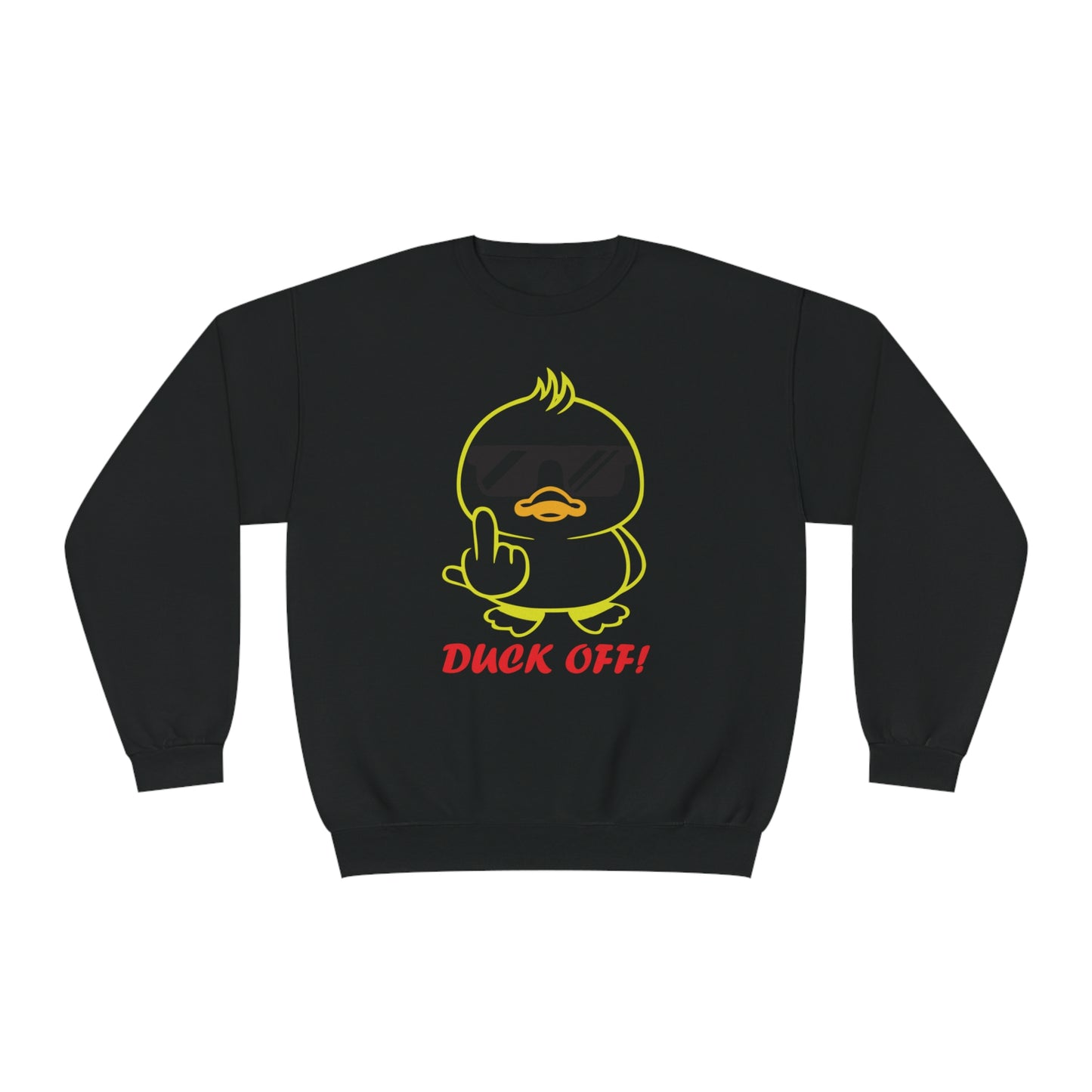 Duck Off, Unisex NuBlend® Crewneck Sweatshirt