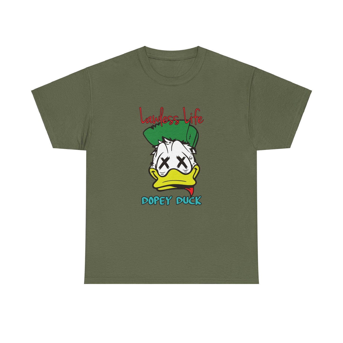 Lawless Life Dopey Duck. Heavy Cotton T-Shirt