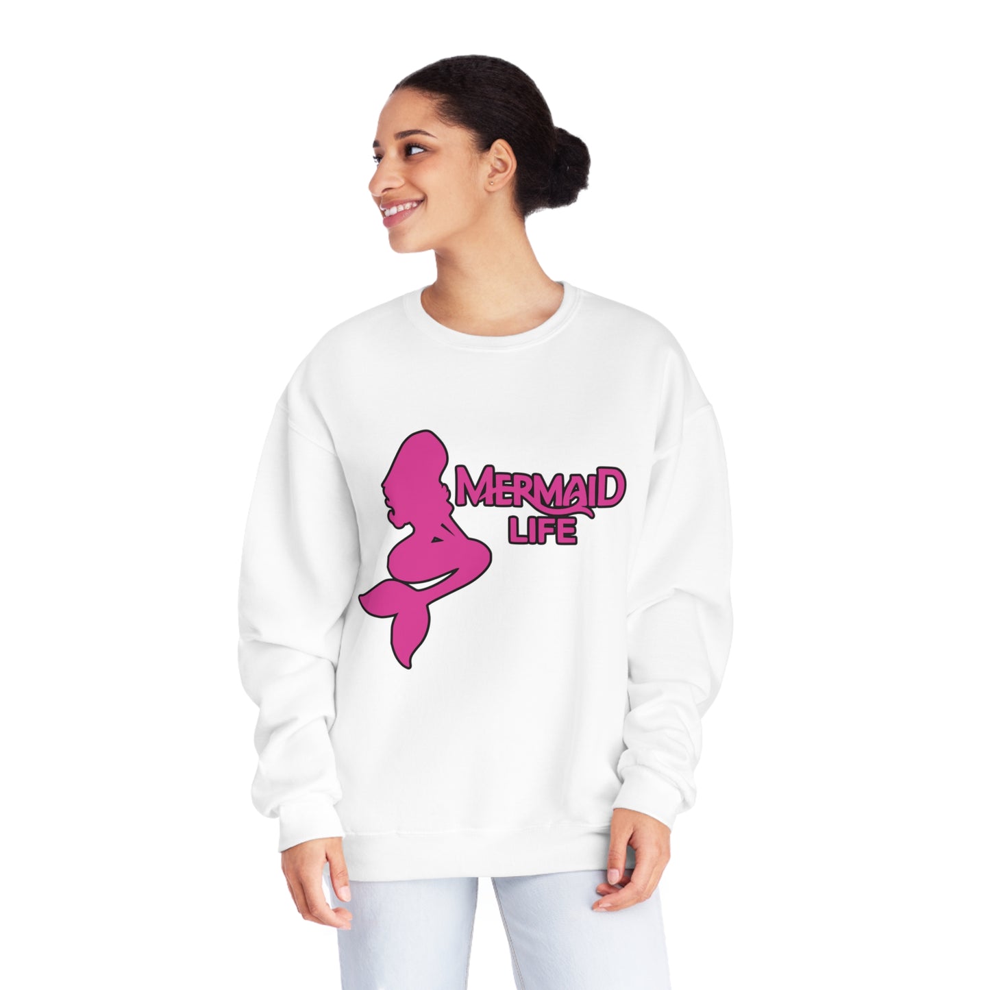 Mermaid Life, Unisex NuBlend® Crewneck Sweatshirt