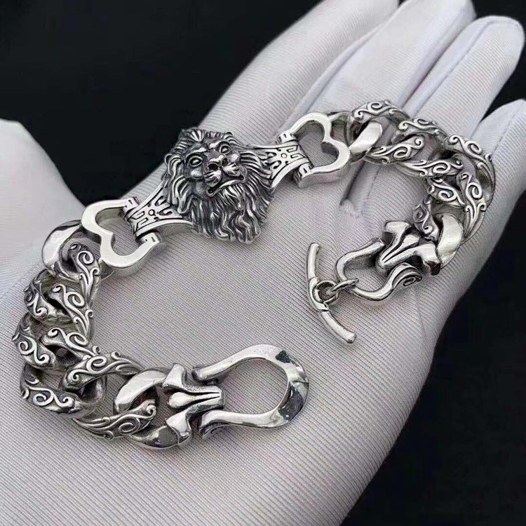 Lion Thai Silver Bracelet