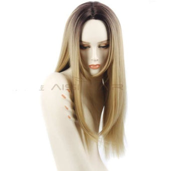 High temperature silk long hair Wig